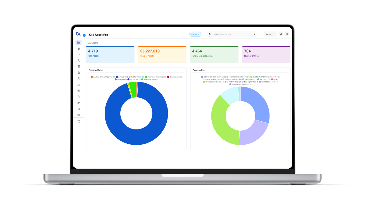 screenshot of K12 Asset Pro